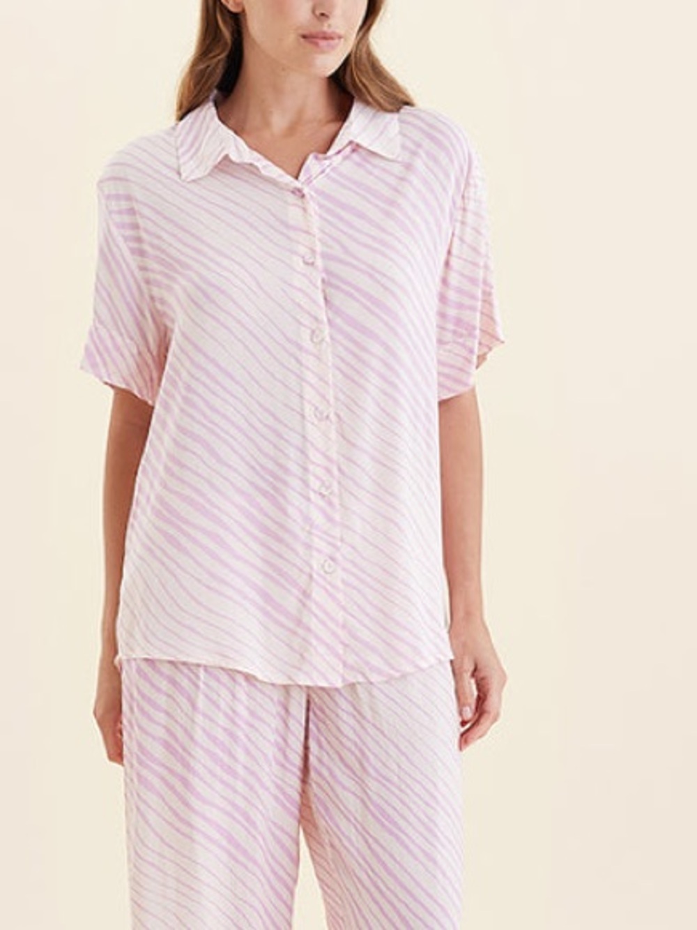 Tatiana Short Sleeve Top by Papinelle - Pajama Top